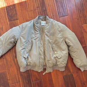 Miu Miu Puffer Bomber Jacket, size 40
